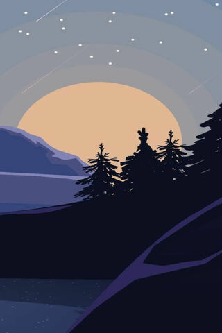 Serene Nightfall: A Journey into IOS