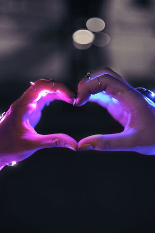 Love Heart LED Hands