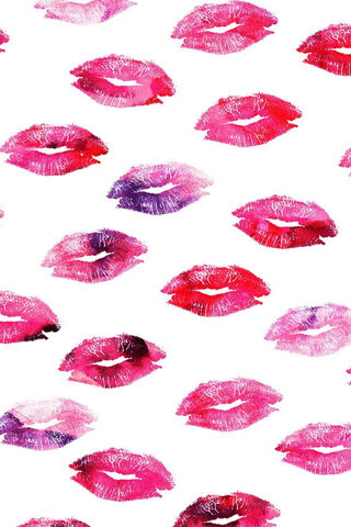 Kiss of Color: A Vibrant Lip Print