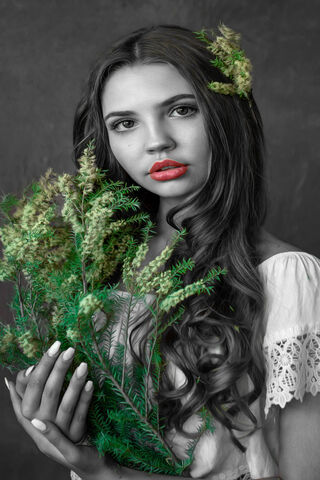 Nature's Kiss: A Touch of Color