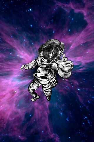 Galaxy Astronaut Wallpapers  Wallpaper Cave