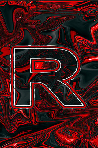 Radiant R: A Bold Statement in Red