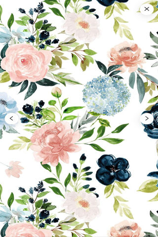Whimsical Blooms: A Dance of Pink and Blue 🌸💙