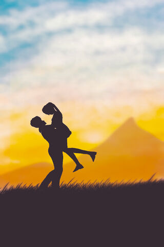 Sunset Embrace: A Love Story