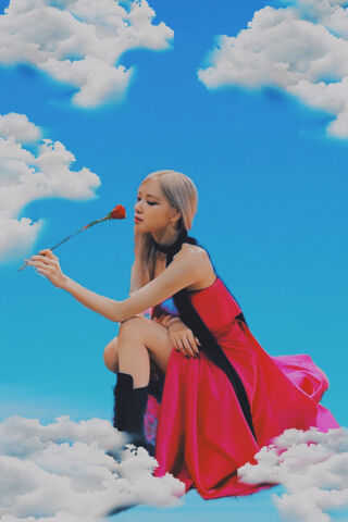 Dreamy Elegance: Rose in the Sky 🌹☁️