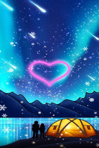 Starlit Love: A Night Under the Stars 🌌❤️