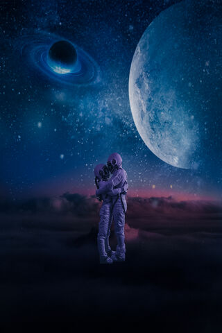 Cosmic Embrace: Love Among the Stars 🌌💫