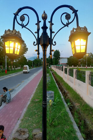 Illuminating Serenity: A Street Lamp's Glow 🌟