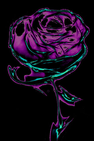 Mystic Bloom: A Dark Elegance