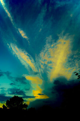 Celestial Canvas: A Sky in Motion 🌌✨