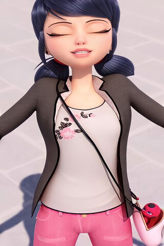Ladybug's Joyful Moment 🌟