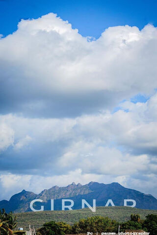 Majestic Girnar: Nature's Canvas 🌄