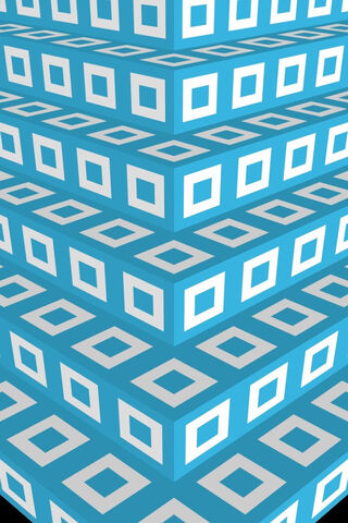 Aqua-White Geometric Delight 🌊✨