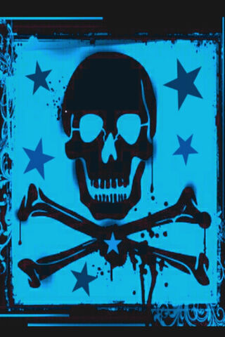 Electric Blue Skull: A Bold Statement