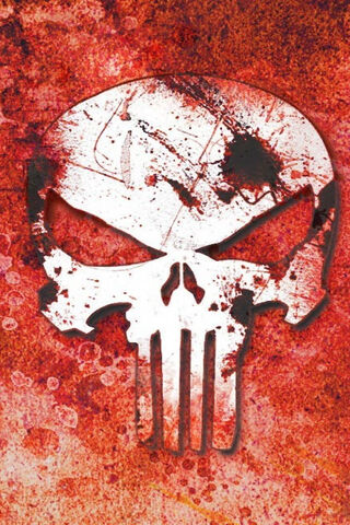 Crimson Vengeance: The Bloody Punisher Logo