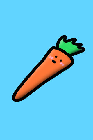 Adorable Carrot Character 🌟🥕
