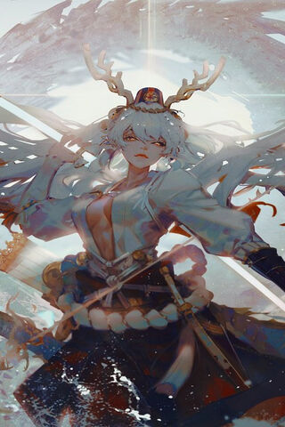 Enchanted Warrior of the Wild 🌌🗡️