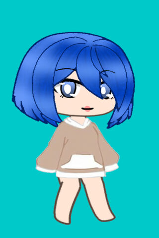 Charming Gacha Girl in Blue 🌟