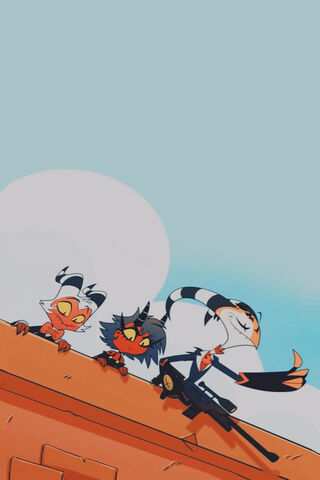 Demon Shenanigans on the Rooftop! 😈🏙️