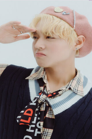 Jihoon: The Stylish Salute 🌟