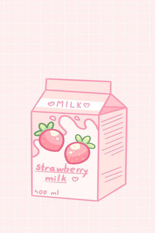 Sweet Strawberry Dreams 🍓🥛