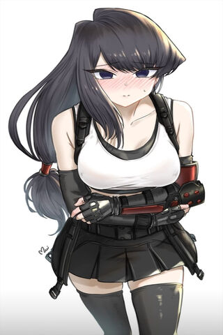 Komi Meets Tifa: A Unique Cosplay Fusion! 🎮✨