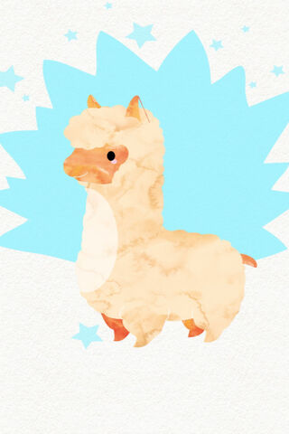 Lively Llama: The Fluffy Star 🌟
