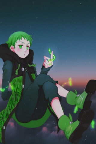 Meliodas: The Green Guardian of the Skies 🌌✨