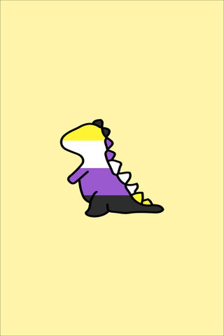 Dino with Pride: A Non-Binary Adventure! 🦖🌈