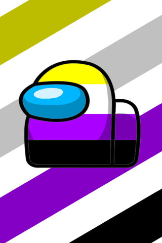 Colorful Crewmate: Embracing Non-Binary Identity 🌈