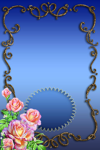 Elegant Rose Frame: A Touch of Glamour 🌹✨