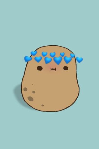 Heartfelt Potato: A Spud of Love! 🥔💙