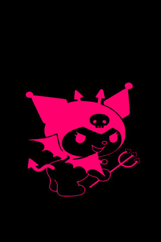 Vibrant Pink Kuromi: Mischief in Style! 🎀💖