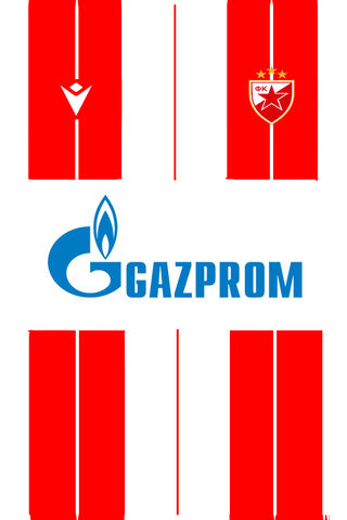 The Iconic Colors of Red Star Belgrade ⚽️❤️