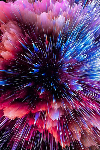 Cosmic Burst: A Dance of Colors 🌌✨