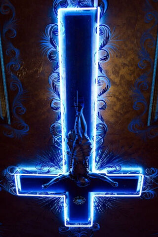Illuminated Faith: The Cross of St. Peter ✝️✨