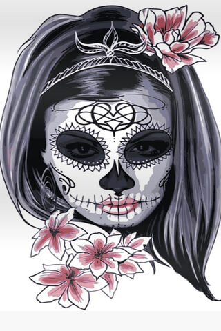 Floral Elegance: A Sugar Skull Tribute 🌸💀