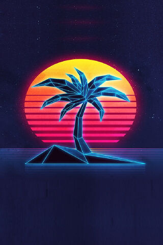 Neon Dreams: A Vaporwave Paradise 🌴✨