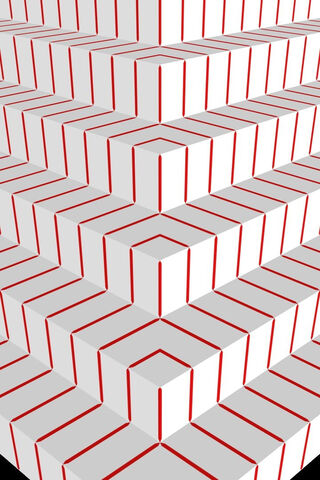 Stairway to Creativity: The White-Red Illusion