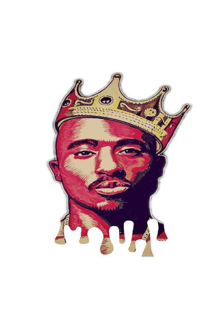 Crowned Legacy: The Icon of 2Pac
