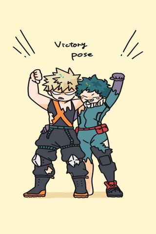 Victory Vibes: BakuDeku Unite! 🎉