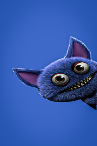 Whimsical Blue Buddy: The Cute Monster