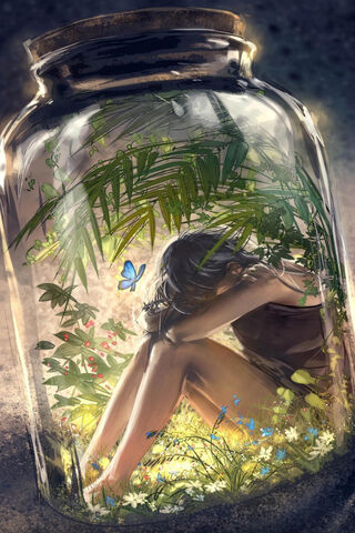 Trapped in Tranquility 🌿🦋