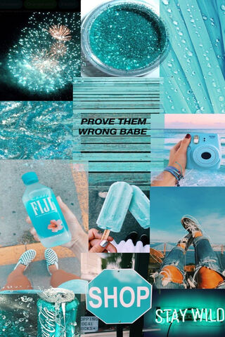 Cyan Dreams: A Splash of Serenity 🌊✨