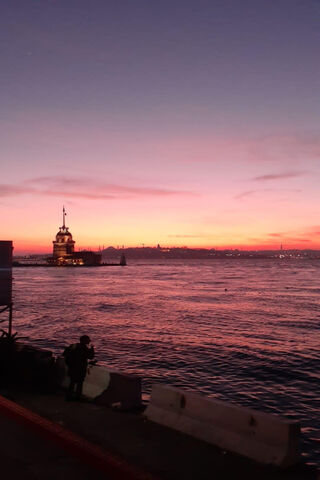 Sunset Serenity at Kız Kulesi 🌅