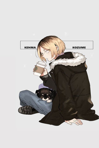 Chill Vibes with Kenma Kozume ☕🐾