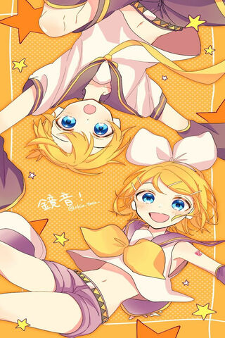 Dynamic Duo: Kagamine Len & Rin in Harmony! 🎶✨