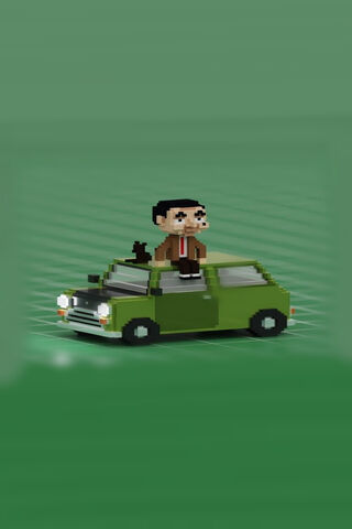 Mr. Bean's Quirky Adventure 🚗🎉