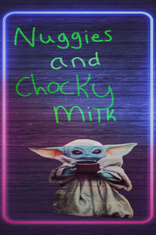 Nuggies & Chocky Milk: A Galactic Snack Time! 🌌🥛