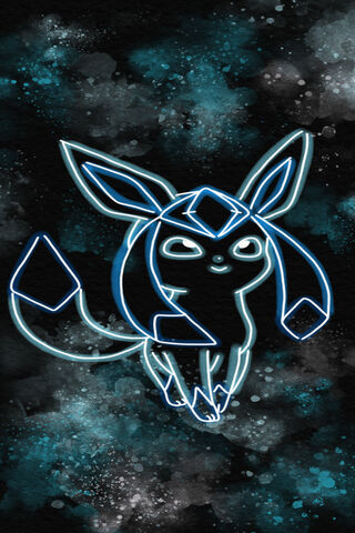 Glowing Ice: The Neon Glaceon